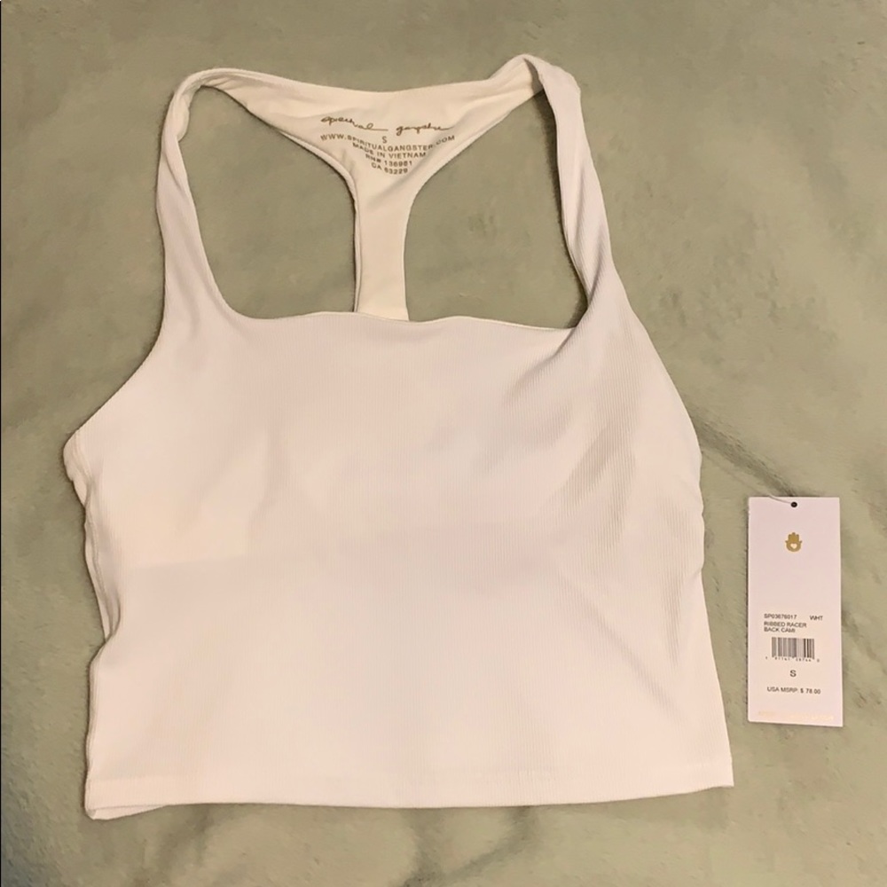 NWT Spiritual Gangster Ribbed Racer Back Cami